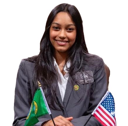 <p><strong>Harshita Sinha</strong></p>
                <p style='text-align: justify;'>Hi, I am a rising sophomore at Cavelero Mid High School, Lake Stevens. As the name means, Harshita is a fun-loving and a people person. I have dedicated myself to the field of STEM, showing results by being part of the Microsoft National Championship of 2024 and the World Vex Robotics Championship 2024. Outside of STEM, I am a player of the Northwest Juniors Club volleyball U16 team. It has taught me how to play as one unit, one team and how to lean on your people. I also have put in hours of volunteering in my community and holding leadership roles. I am ASB Secratay for my class of 2027 and President of NJHS at my school. Using these positions I have been able to host a monthly study night called “Cookies and Cram” for kids at my school to support them with a calm environment and provide snacks for motivation. To support my community, I volunteer any extra time to the younger kids robotics tournaments and hold food drives to help out the Lake Stevens food bank. In the future I want to continue my study in STEM, focused on neurology and pursue a career dedicated to advancing our understanding. I once learned that 1 out of 4 people suffer from a mental illness. This reason is why the study of neurology is one of the most important in our world. I have a drive to understand the most complicated thing the human population consists of, and understand how our brain can make reckless decisions and also are capable of figuring out how to get to the moon.I want to be a part of this conversation and understand the connections in our brain.</p>